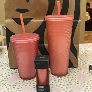 NWT Starbucks pink lemonade lot of 3
